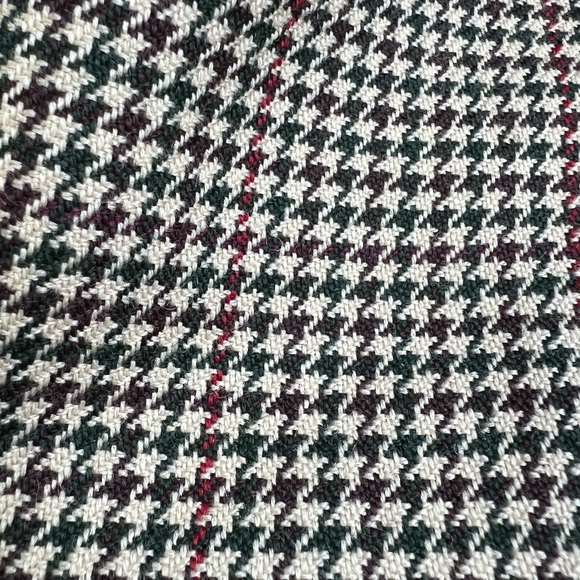 Ann Taylor 100% Wool Houndstooth Blazer Brown 10P - Picture 11 of 11